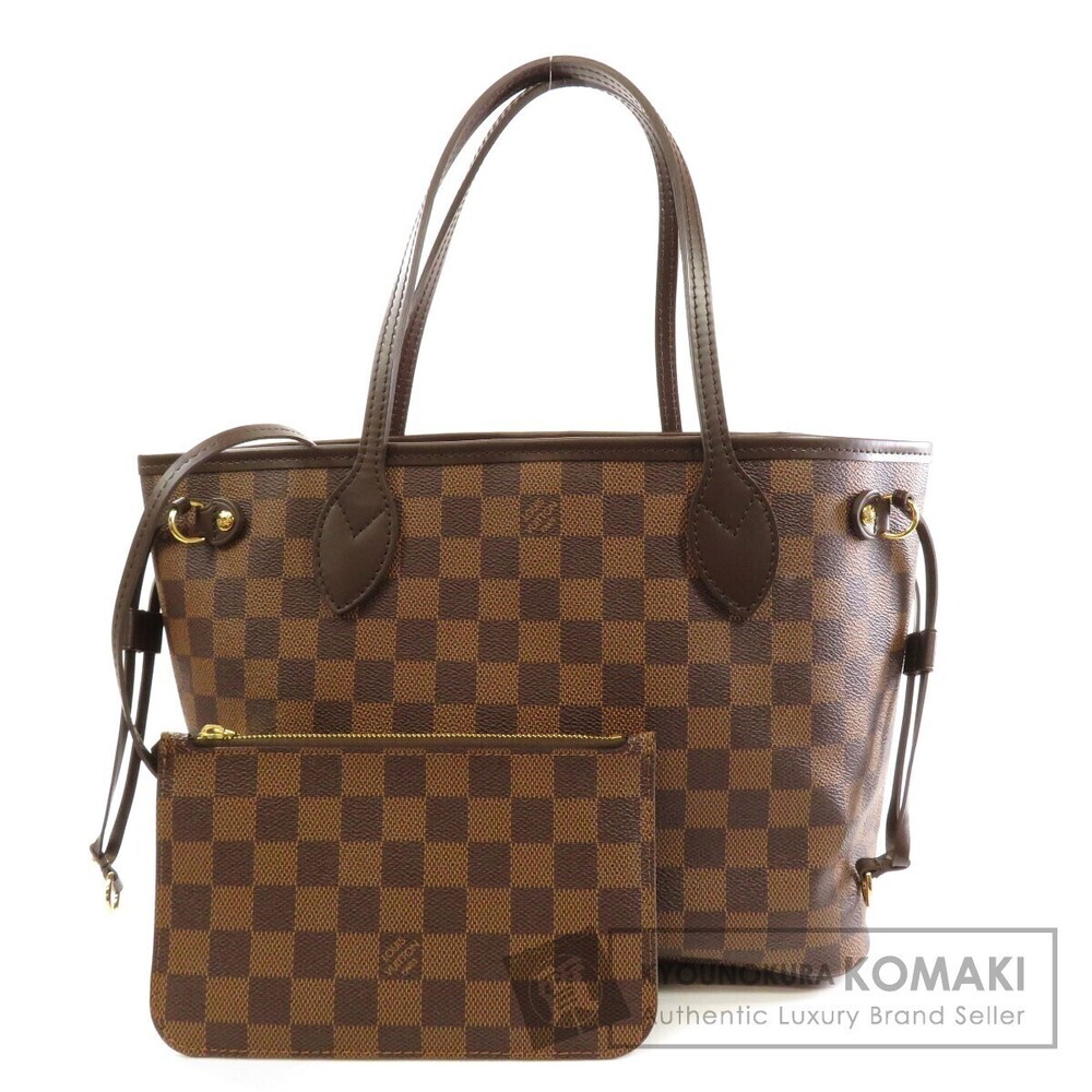 Louis Vuitton Neverfull Tote Bag Damier Canvas Brown
